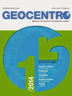 Geocentro Magazine 31 (1) - da Luglio a Settembre 2014 | TRUE PDF | Bimestrale | Professionisti | Edilizia | Progettazione
Rivista bimestrale d’informazione tecnico professionale per i Geometri ed i Geometri Laureati su base nazionale.