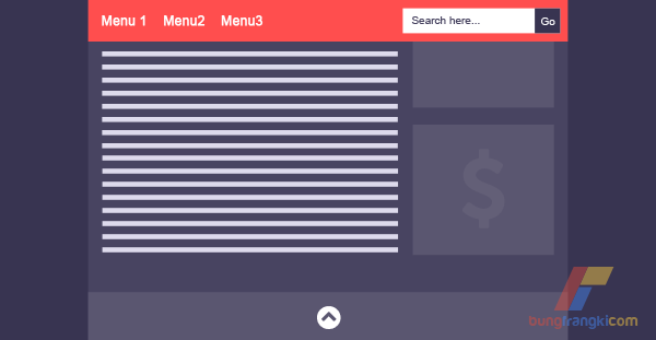 Membuat Menu + Kolom Search Melayang Saat di Scroll Tanpa jQuery