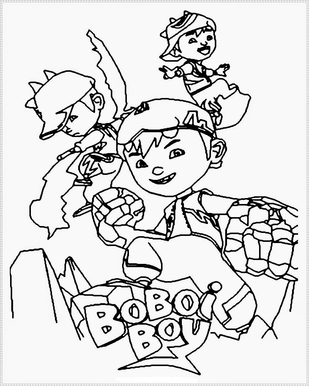 Ayo mewarnai Boboiboy Mewarnai Gambar  Cerita Anak Lagu 