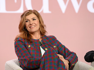 Connie Britton from “Dear Edward” speaks at the Apple TV+ 2023 Winter TCA Tour at The Langham Huntington Pasadena.