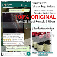 Real Testimoni Minyak Kayu Balitung