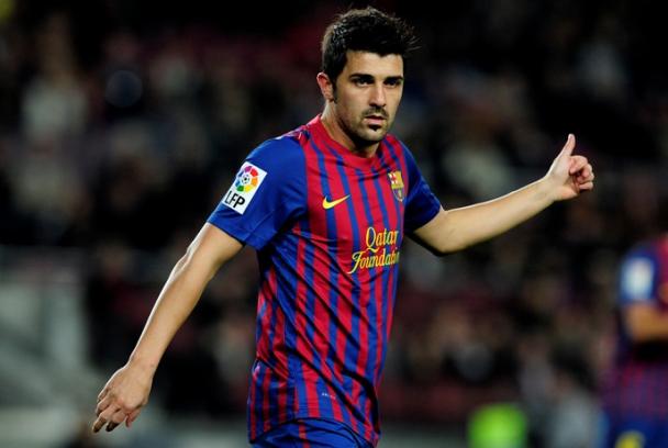 David Villa wallpaper at Barcelona FC in the season 20112012