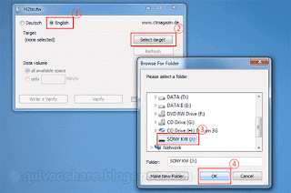 Cara menggunakan software H2Testw