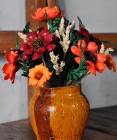  Kerajinan  Bunga Kering  Buatan Tanganmu Sendiri vas meja 