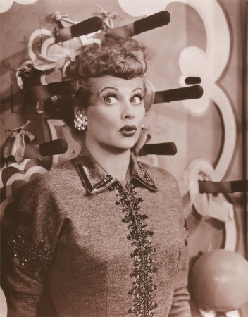 Lucille Ball was working as a model and studying acting in New York 
