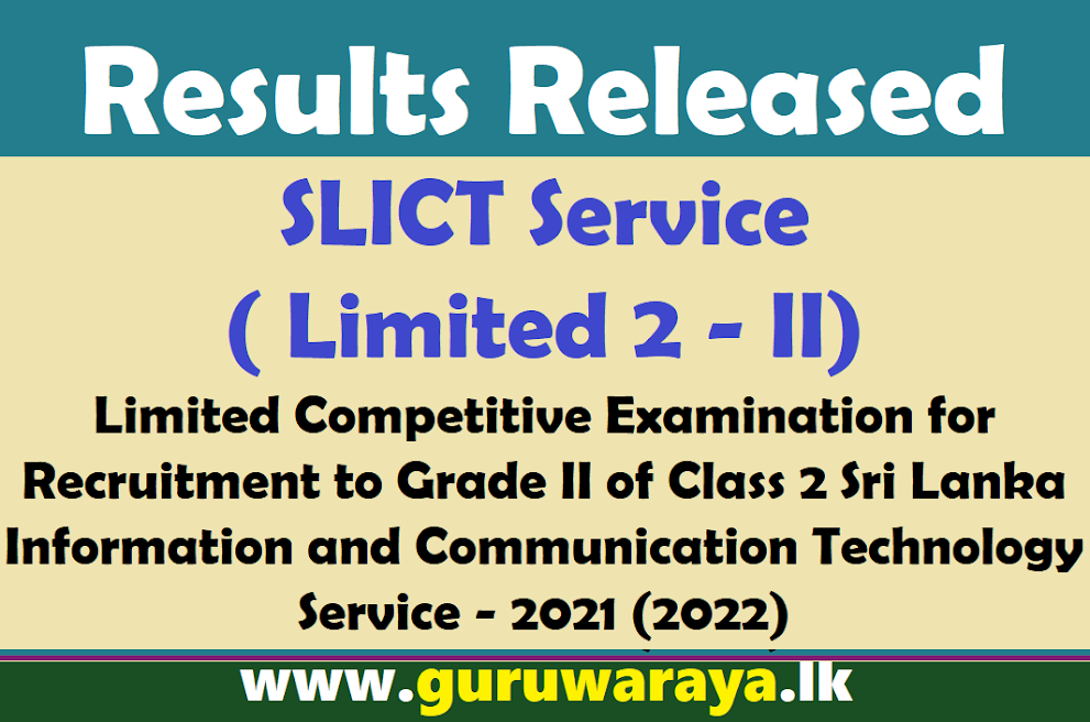 Results : SLICT Service ( Limited 2 - II)