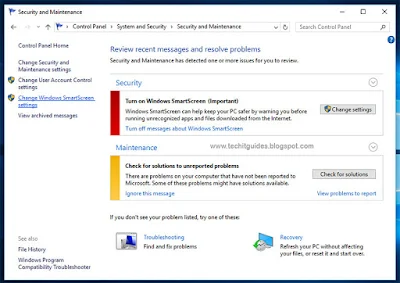Steps to Change Windows SmartScreen Settings