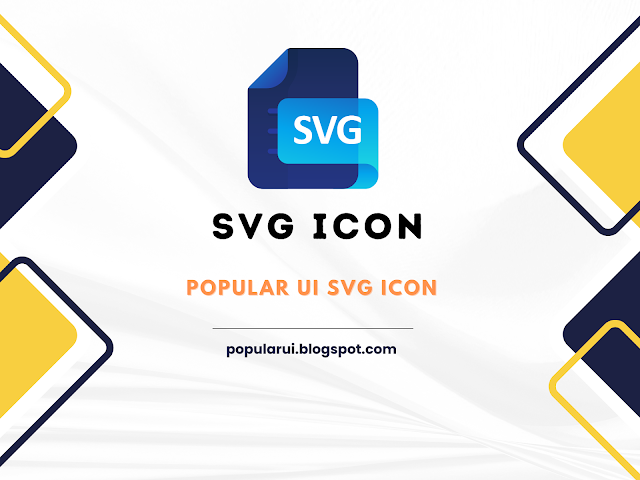 Popular UI SVG Icon