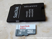  Karta micro SDHC SanDisk Ultra UHS-I 16 GB z adapterem z Biedronki