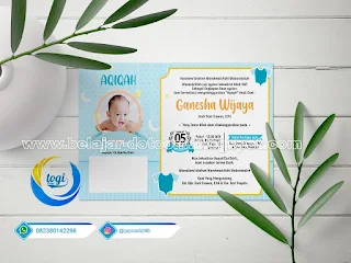 Download Template Undangan Aqiqah Format CorelDRAW