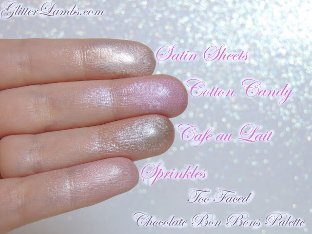 Too Faced "Chocolate Bon Bons Palette" Swatches by Glitter Lambs www.GlitterLambs.com Makeup Eyeshadow Review