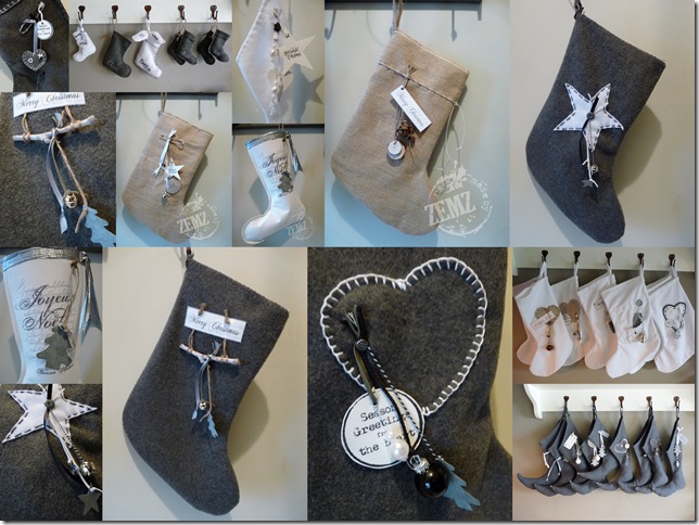 collage kerstsokken