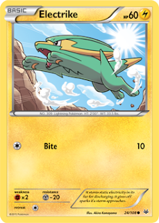 Electrike Roaring Skies Pokemon Card