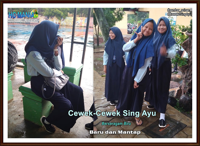 Gambar Siswa-Siswi SMA Negeri 1 Ngrambe Cover Biru - Buku Album Gambar Soloan Edisi 9