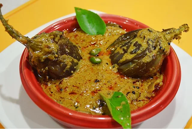 Veg Recipe For Brinjal With Pickle Spices.