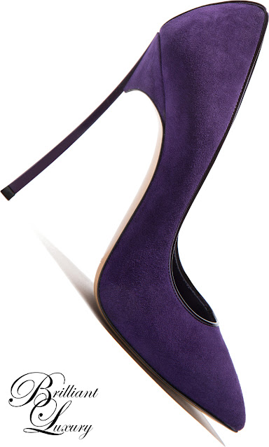 ♦Casadei Blade purple suede high heel pumps #casadei #shoes #brilliantluxury