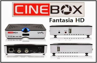 Atualizacao do receptor Cinebox Fantasia HD