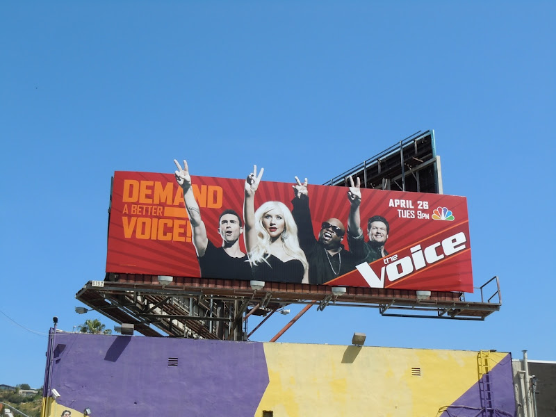 The Voice billboard