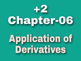  Chapter-06 Application of Derivatives