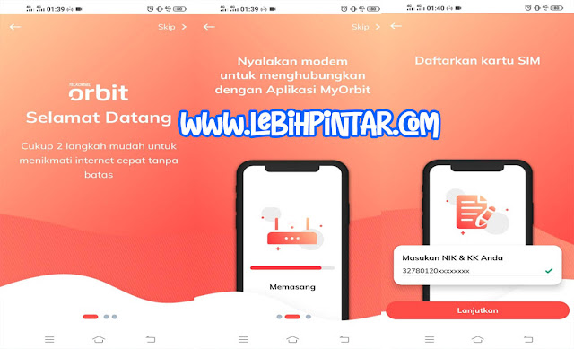 cara daftarkan kartu sim telkomsel orbit