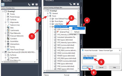 New format file civil 3d