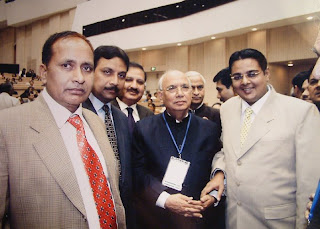 Suchitt Dave with Law Minister Hans Raj Bharadwaj