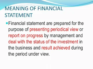 Meaning Of Financial Statement: Three major Financial Statements