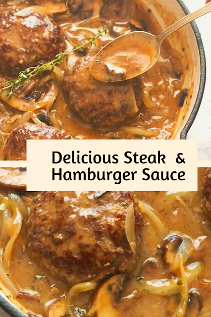 Delicious Steak  & Hamburger Sauce | sarahfoodrecipe.penginapan.me