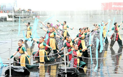 Rekor MURI Pecah! 1.431 Pelajar Meriahkan Opening Ceremony Hari Kelima Aquabike Jetski World Championship 2024
