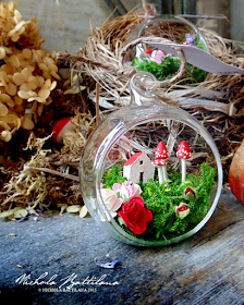Miniature Fairy Garden Glass Bauble - Nichola Battilana