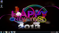 Theme Tahun Baru 2013 untuk Windows