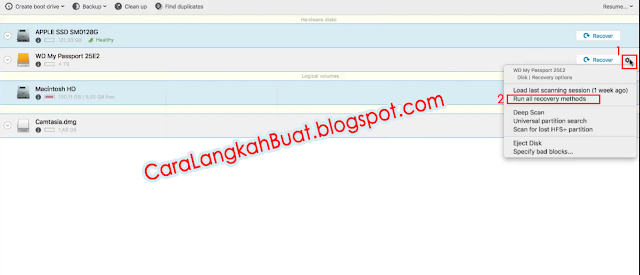 Cara Merecovery Hard Disk Yang Error Mac OS X