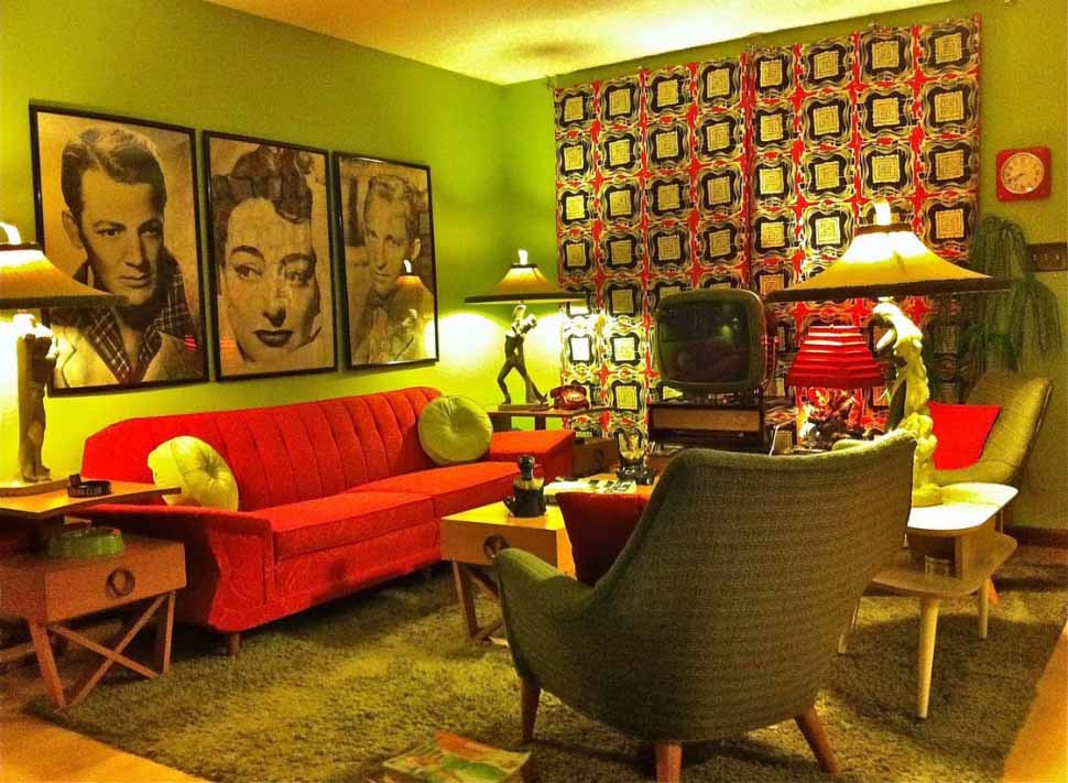 Desain Interior Retro Untuk Rumah Modern
