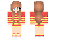 [Skins] Minecraft Vietnam Girl Flag Skin
