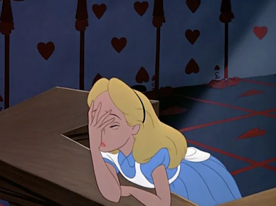 Face Palm Fail Meme Alice in Wonderland