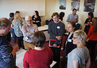 Workshop "Chancen und Grenzen des Ehrenamts in der Arbeitsmarktintegration" des Projekts "Perspektiven aufzeigen - Lokale Motivatorinnen und Motivatoren für Brandenburg" bei der IQ Fachtagung "Integration in den Arbeitsmarkt“ am 13. Juni 2018 in Potsdam. Das Projekt wird vom Verein KONTAKT EBERSWALDE getragen. (Foto: Alexander Leifels)