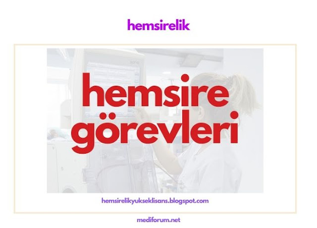 hemşire görevleri