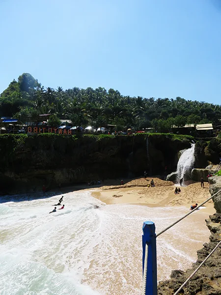 Pantai Banyu Tibo dari Sisi Barat