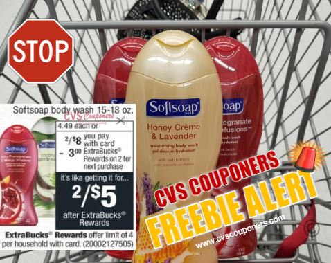 cvs couponers softsoap bodywash cvs deal