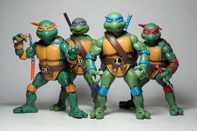 Playmates Classic Teenage Mutant Ninja Turtles figures