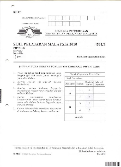 Kertas Soalan Matematik Tambahan Spm - Kuora x