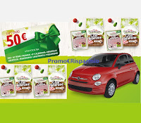 Concorso "Il Gran Concorsone Gran Tenerone" : vinci 455 Gift Card da 50€ e Fiat 500 MY21 Hybrid