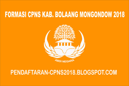 Formasi CPNS Kabupaten Bolaang Mongondow 2018