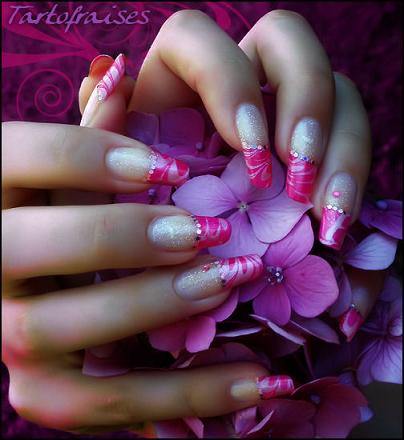 pink nail designs  news