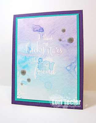 Lucky Stars card-designed by Lori Tecler/Inking Aloud-stamps from WPlus9