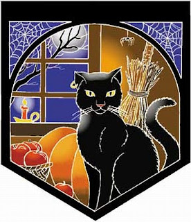 Halloween Cat Picture Card
