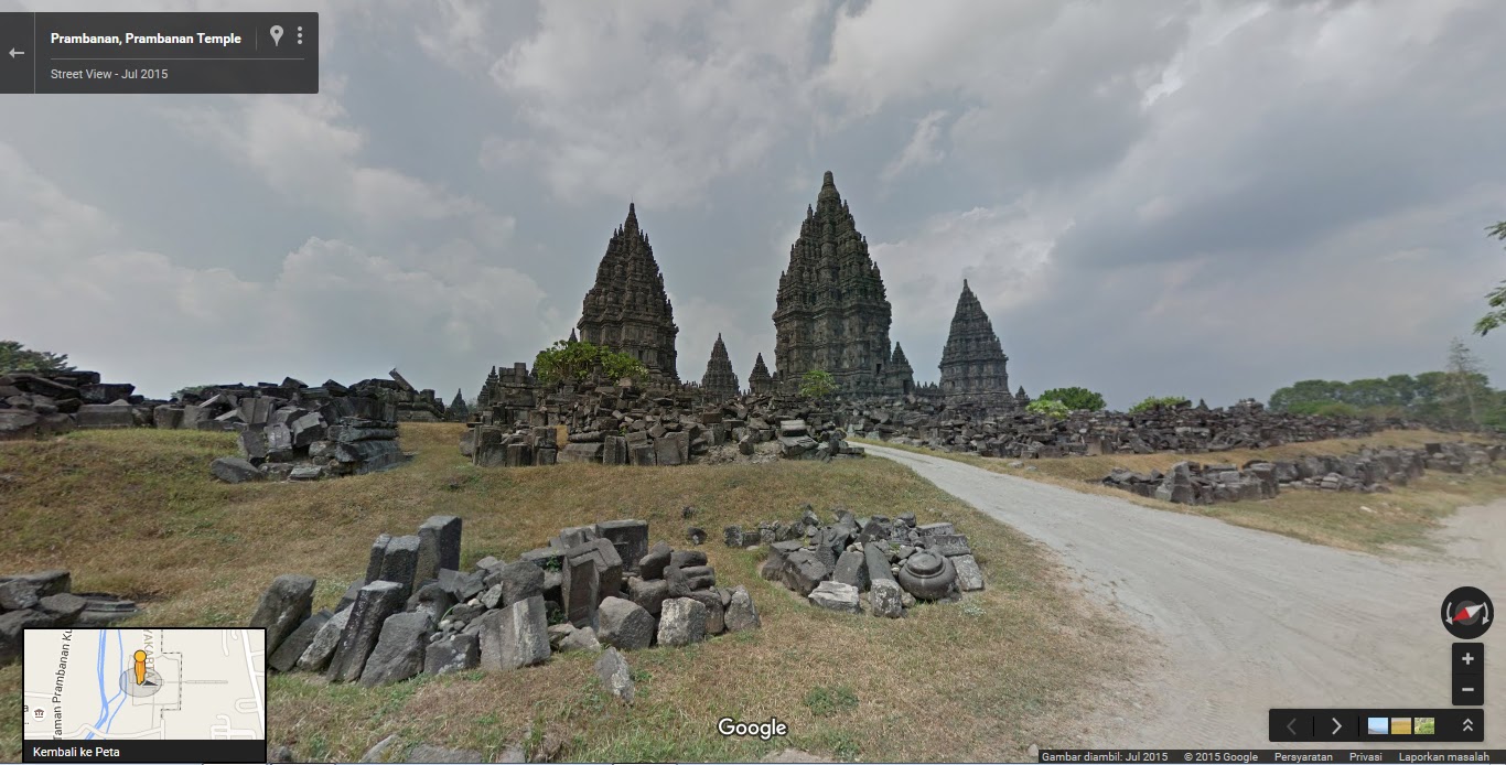 Jalan Jalan Ke Candi Prambanan Versi MY TRIP MY STREET VIEW MY