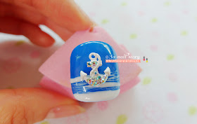 Bikini & Anchor nail deco parts for hot Summer beach look! 