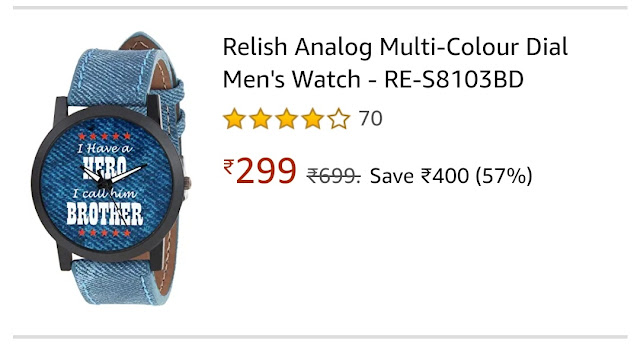 Bhai Dooj Gifts Online For Brother Wrist Watch
