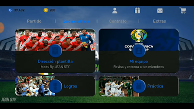 PES 2019 Mobile Copa Ameria Mod 2019